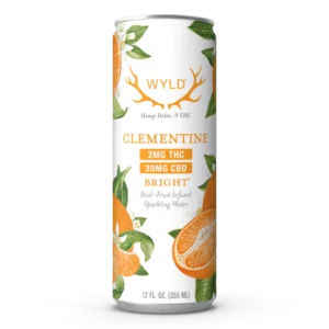 Low-Dose Clementine CBD:THC Sparkling Water | Bright