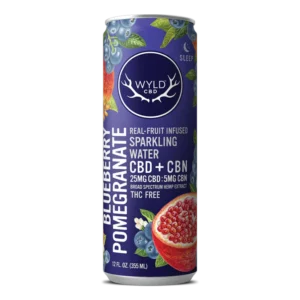 Blueberry Pomegranate CBD:CBN Sparkling Water | THC-Free