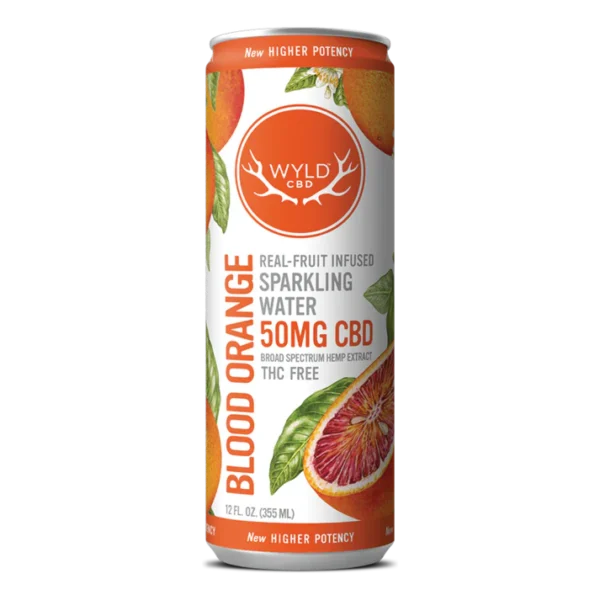 Blood Orange CBD Sparkling Water | THC-Free