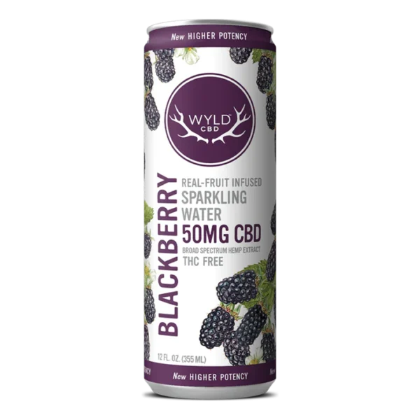 Blackberry CBD Sparkling Water | THC-Free