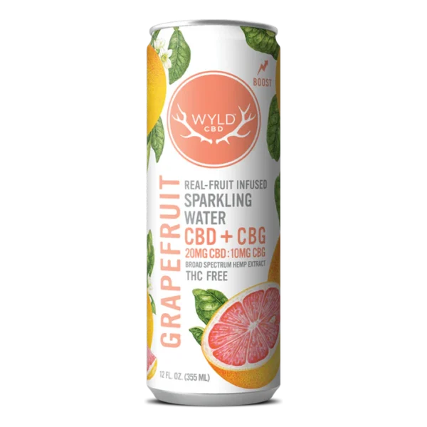 Grapefruit CBD:CBG Sparkling Water | THC-Free
