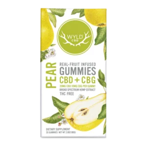 Pear CBD:CBG Gummies | THC-Free