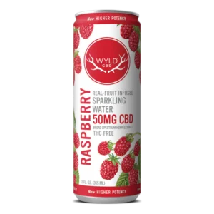 Raspberry CBD Sparkling Water | THC-Free